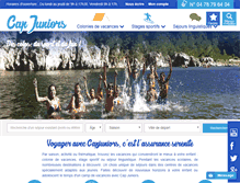 Tablet Screenshot of capjuniors.com